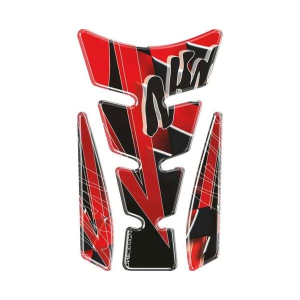 Puig Graphic/Black/Red Tank Pad