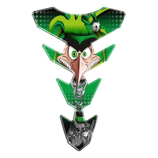 Puig Green Joker Graphic Tank Pad Stick Fit