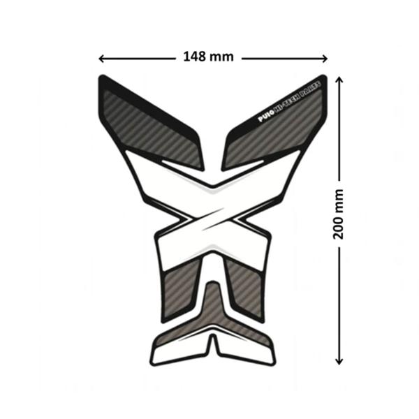 Puig Carbon Look Xtreme Tank Pad