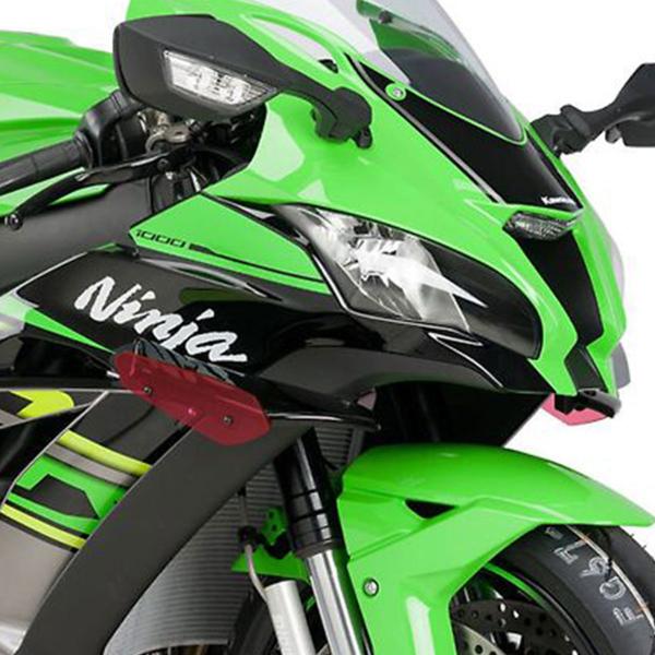 Ali laterali Puig Nero/Rosso Kawasaki ZX10R 2011-2025