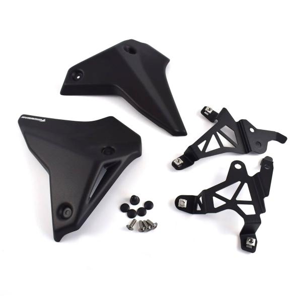Pyramid Matte Black Front Infill Panels Yamaha MT09 2021-2025