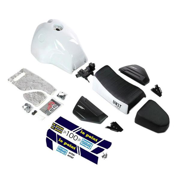 Kit serbatoio/sella Unit Garage HA83 bianco/nero BMW RnineT Scrambler