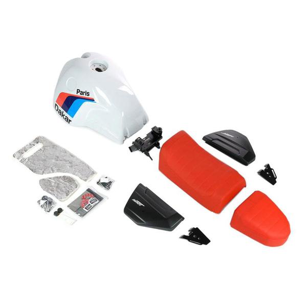 Kit serbatoio/sella Dakar Unit Garage bianco/rosso BMW RnineT Scrambler