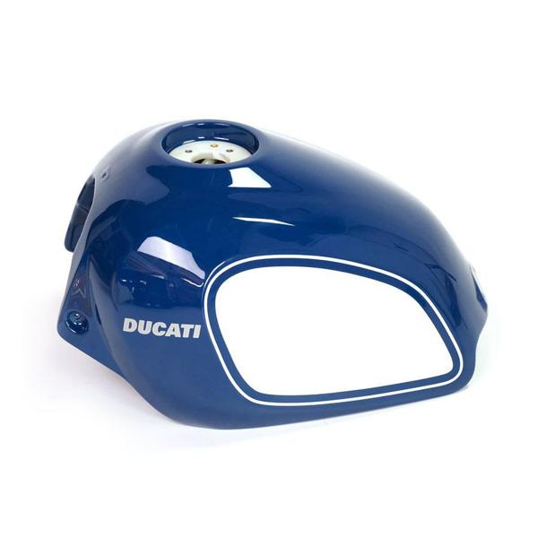 Unit Garage blue Tank with fuel level Ducati Scrambler 400/800 2015-2022