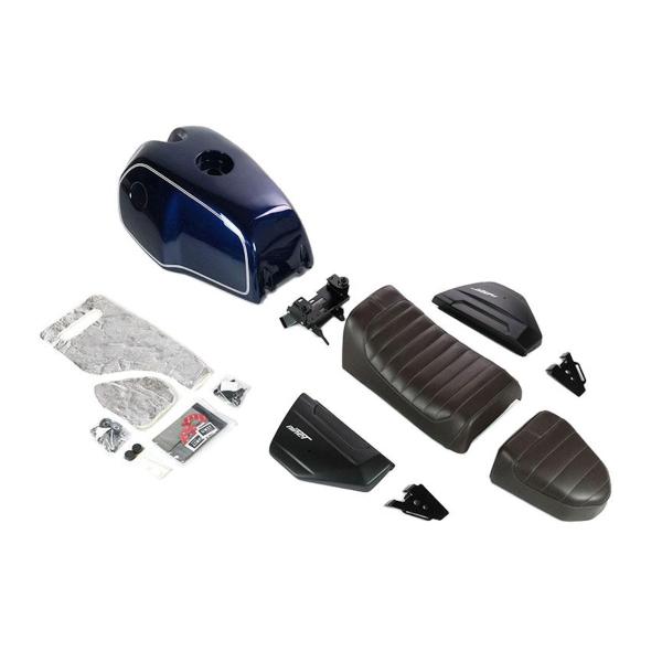 Unit Garage blue Fuel Tank/brown bag BMW RnineT Scrambler