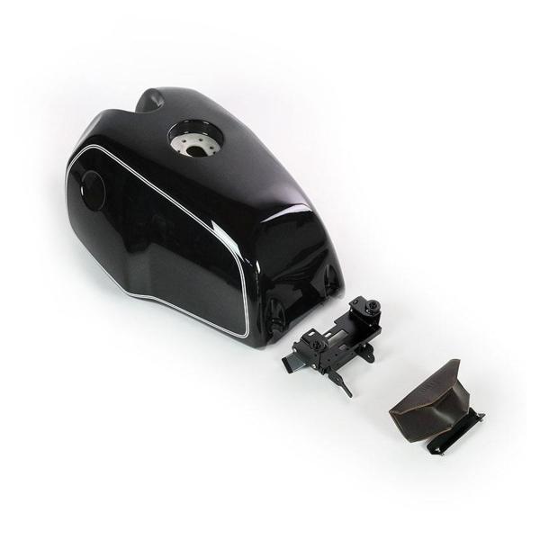 Unit Garage black Fuel Tank/brown bag BMW RnineT Scrambler