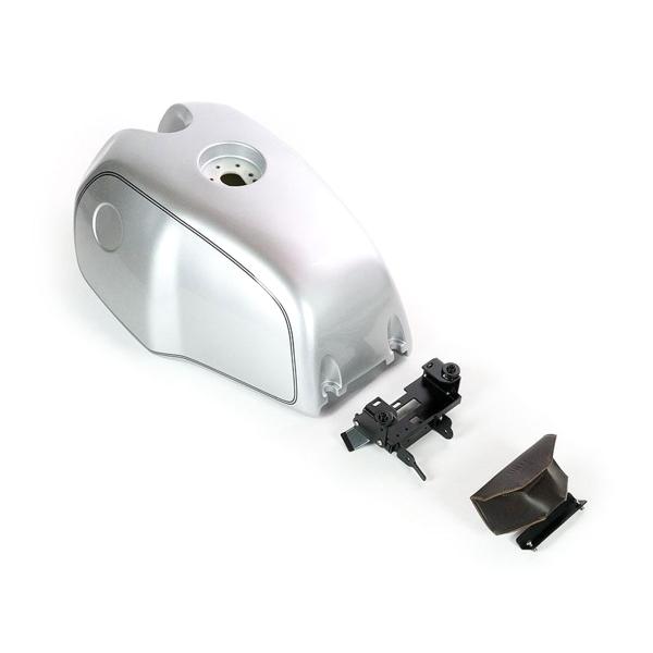 Unit Garage gray Fuel Tank/brown bag BMW RnineT Scrambler