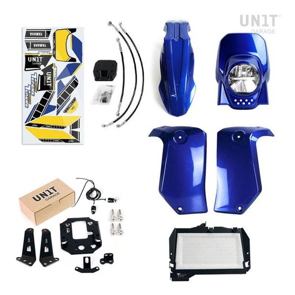 Kit carene classic Unit Garage icon blue Yamaha Tenere 700 2022