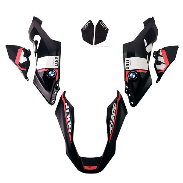Unit Garage black/white/red Fairing kits Trophy black out BMW R1300GS 2023-2024