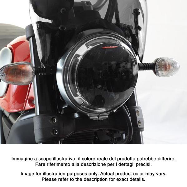 PowerBronze clear headlight protector Ducati Scrambler 400 Sixty2 2016-2021