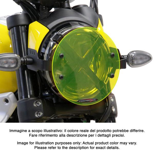 Lente coprifaro con supporti PowerBronze trasparente Ducati Scrambler 800 2023-2024