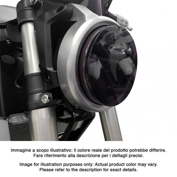 Lente coprifaro PowerBronze fume chiaro Honda CB125R Neo Sports Cafe 2018-2024