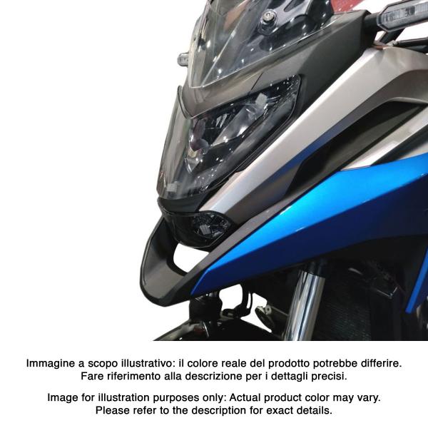 PowerBronze clear headlight protector Honda NC750X 2021-2023