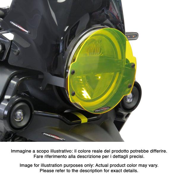 Lente coprifaro con supporti PowerBronze trasparente Husqvarna Norden 901/Epedition 2022-2024