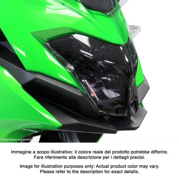 Lente coprifaro PowerBronze fume chiaro Kawasaki Versys X300 KLE 2017-2020