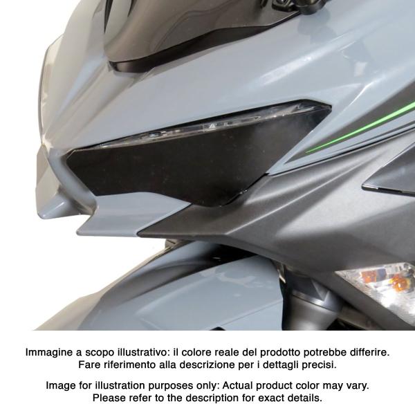 PowerBronze amber headlight protector Kawasaki Ninja 400 2018-2023