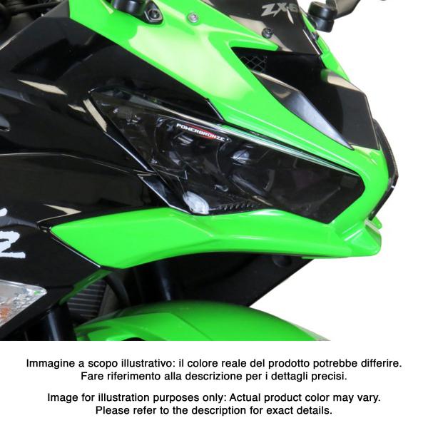 Lente coprifaro PowerBronze giallo Kawasaki Ninja 650 2020-2025