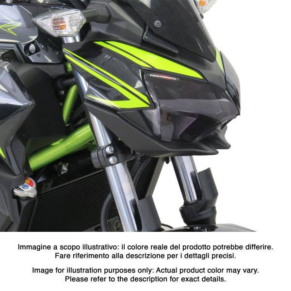 PowerBronze clear headlight protector Kawasaki Z650 2020-2025