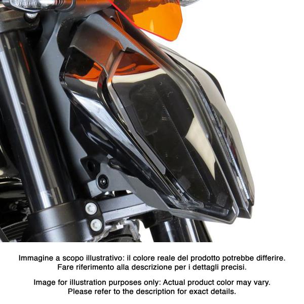 Lente coprifaro PowerBronze fume scuro KTM Duke 790/R 2018-2023