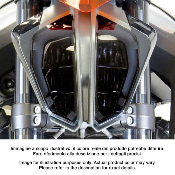 Lente coprifaro full PowerBronze fume scuro KTM Duke 390 2017-2023