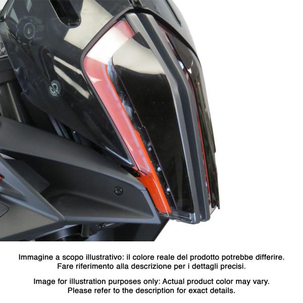 PowerBronze clear headlight protector KTM SuperAdventure 1290R 2018-2020