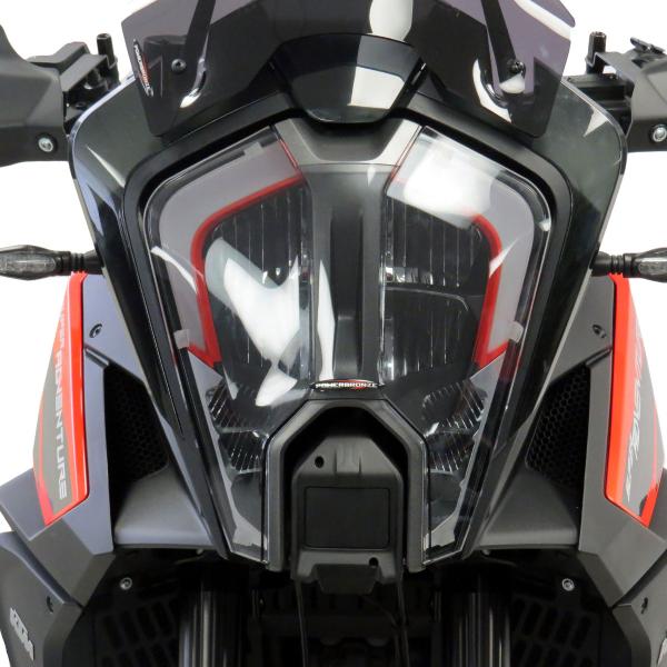 PowerBronze clear full headlight protector KTM SuperAdventure 1290R 2023-2024