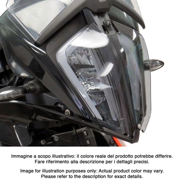 Lente coprifaro full PowerBronze fume chiaro KTM Adventure 390 2020-2024