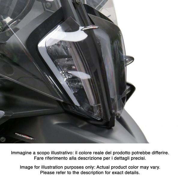 Lente coprifaro full PowerBronze fume chiaro KTM Adventure 790 2023-2024