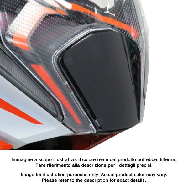 Lente coprifaro PowerBronze arancio KTM RC125 2022-2024