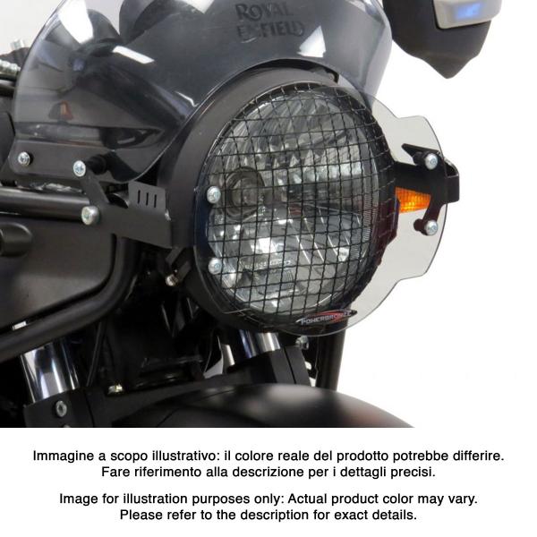 Lente coprifaro con supporti PowerBronze giallo Royal Enfield Himalayan 2021-2024