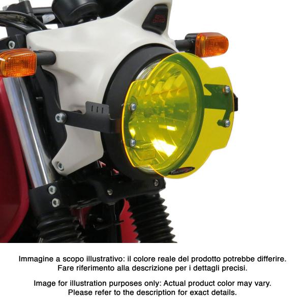 Lente coprifaro con supporti PowerBronze giallo Royal Enfield Scram 411 2022-2024