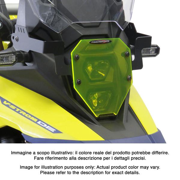 Lente coprifaro con supporti PowerBronze trasparente Suzuki Vstrom 800 DE 2023-2024