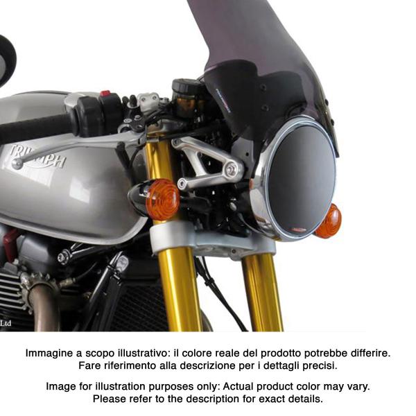 PowerBronze clear headlight protector Triumph Thruxton 1200 2016-2024