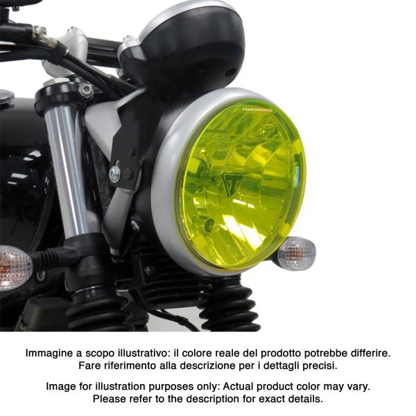 PowerBronze clear headlight protector Triumph Street Scrambler 900 2017-2022