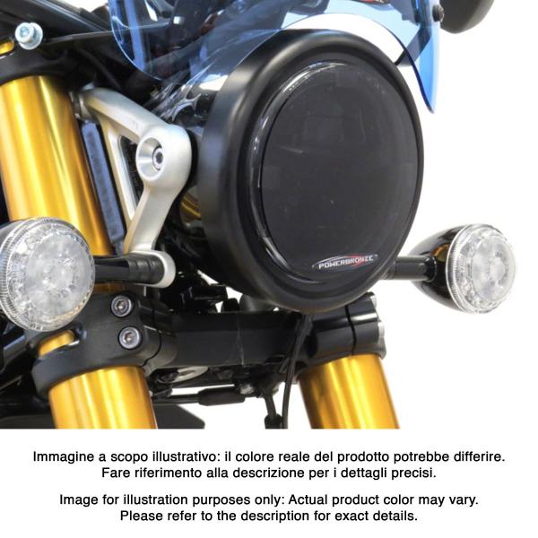Lente coprifaro PowerBronze fume chiaro Triumph Scrambler 1200XC 2019-2023