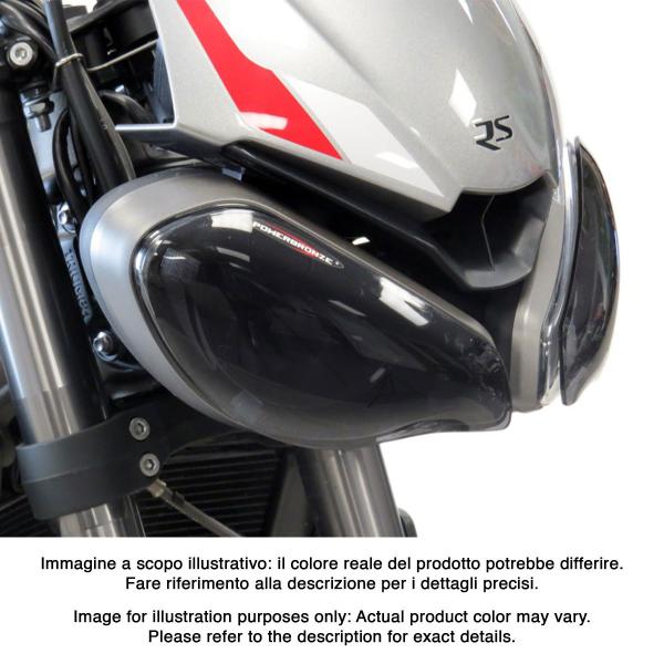 PowerBronze clear headlight protector Triumph Speed Triple 1200RS 2021-2024