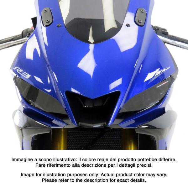 PowerBronze clear headlight protector Yamaha R3 ABS 2018-2025