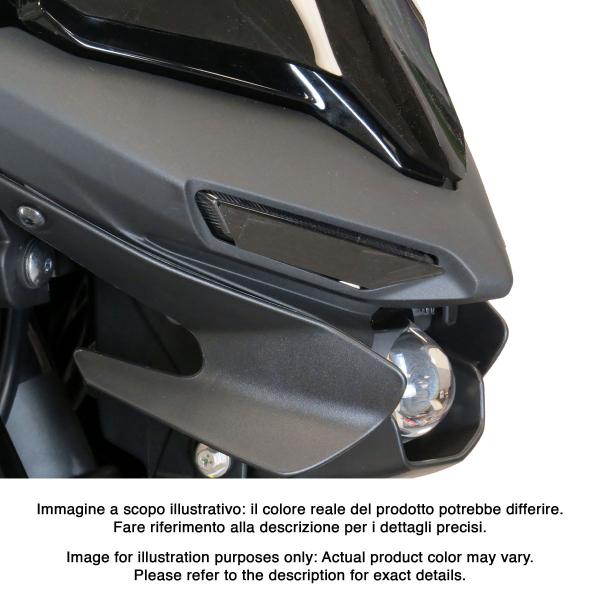PowerBronze clear headlight protector Yamaha MT03 2020-2024