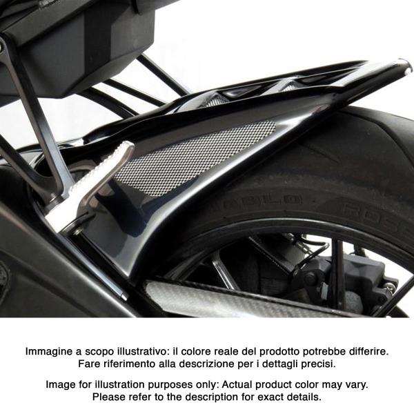 Powerbronze rear hugger carbon look with silver mesh BMW S1000R 2014-2020