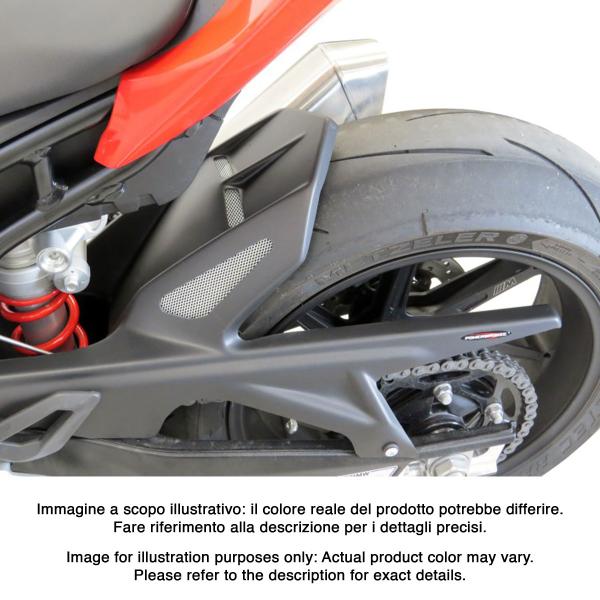 Powerbronze rear hugger carbon look with silver mesh BMW M1000R 2023-2025