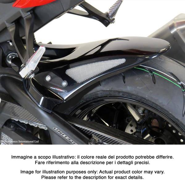 Powerbronze rear hugger carbon look with silver mesh Honda CBR1000RR 2017-2019