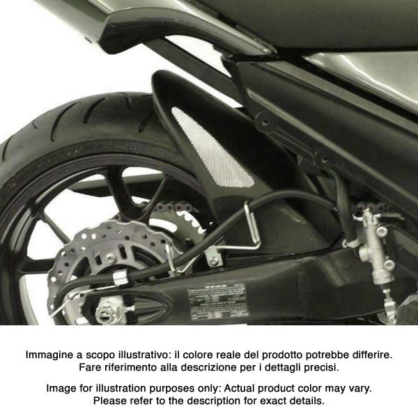 Powerbronze rear hugger matt black with silver mesh Kawasaki ZZR1400 2006-2011