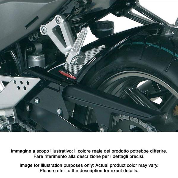 Powerbronze rear hugger carbon look with silver mesh Kawasaki Z750 2007-2012