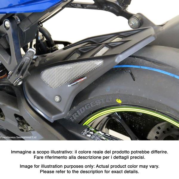 Powerbronze rear hugger carbon look with gold mesh Suzuki GSXR1000/R 2017-2022