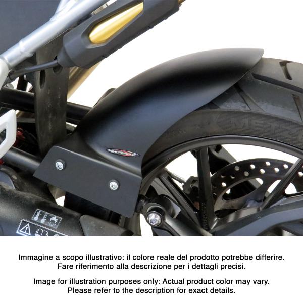 Powerbronze rear hugger gloss black Triumph Tiger 1200 GT/Rally Explorer 2022-2024