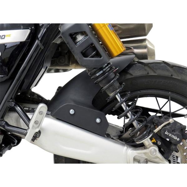 Powerbronze rear hugger matt black Triumph Scrambler 1200XE 2019-2025