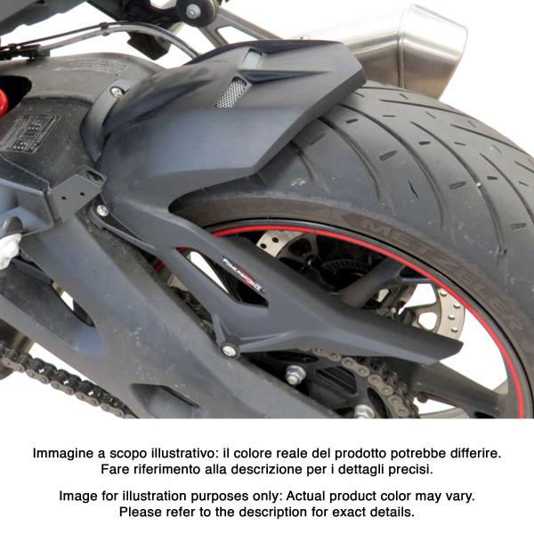 Powerbronze rear hugger carbon look with silver mesh BMW M1000XR 2024-2025