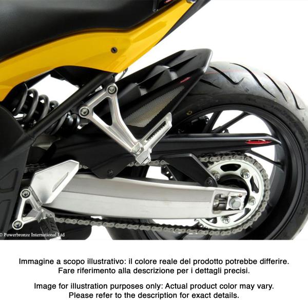 Powerbronze rear hugger black with silver mesh Honda CB650F 2014-2019