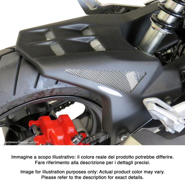 Powerbronze rear hugger black with silver mesh Honda MSX125 Grom 2016-2020