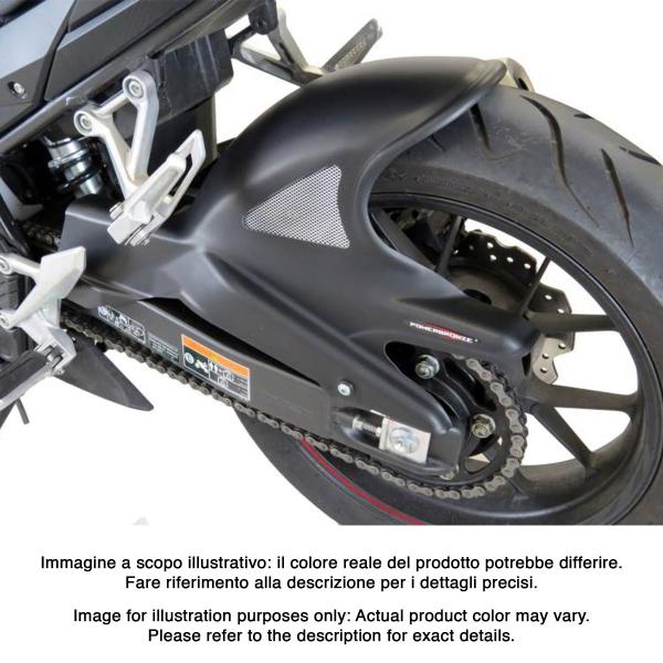 Powerbronze rear hugger black with silver mesh Honda CB500F 2019-2021